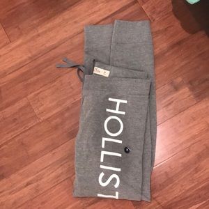 hollister grey joggers